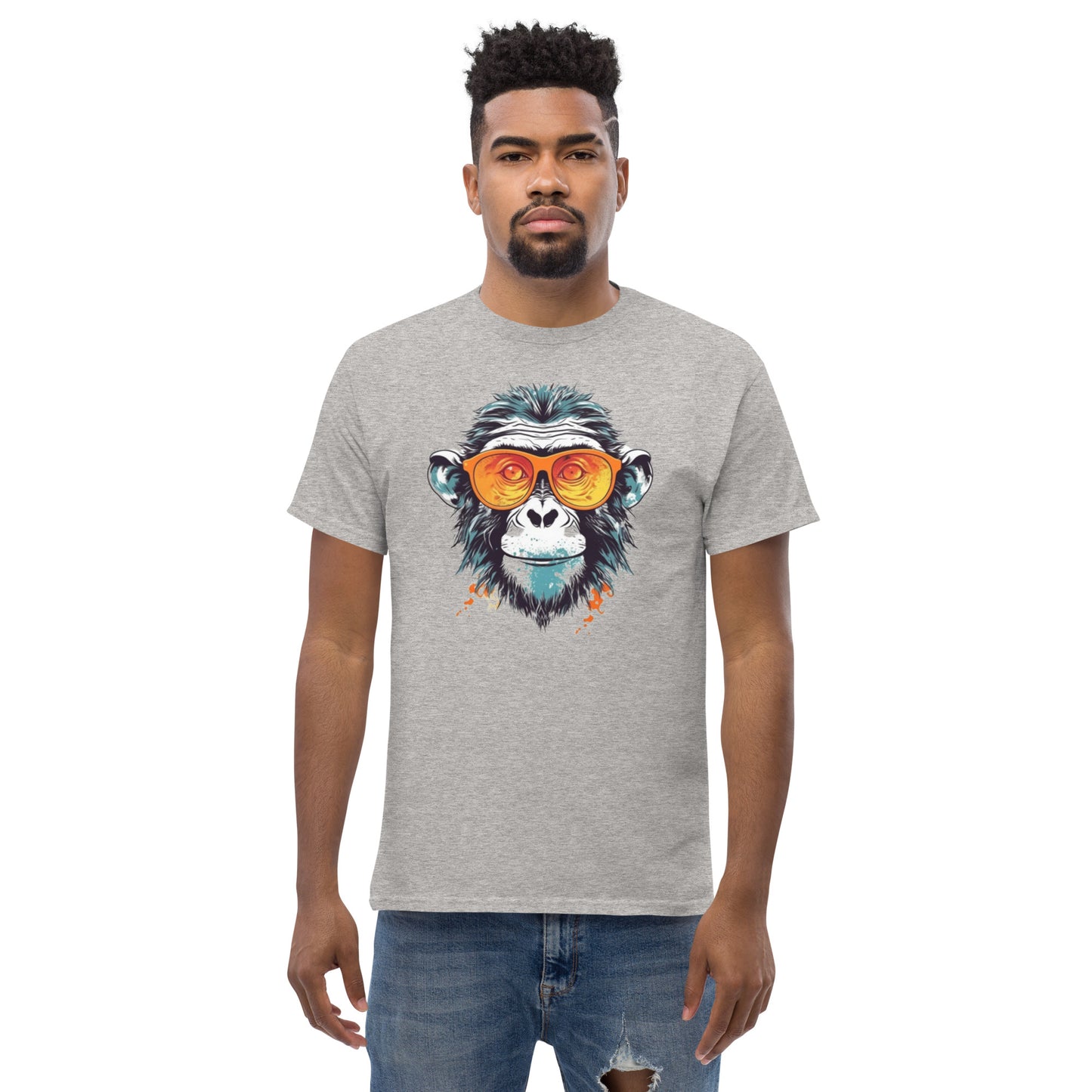 T-Shirt Singe Lunettes de Soleil